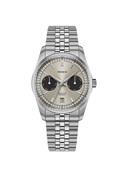 Brooklyn 36 M5.1.2 Men's Watch in Metallic Grey Steel