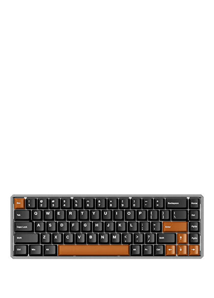 MOD68 HE Misty Black Brown 65% AstroLink Magnetic Switch 8K Hz Hall Effect Hotswap ARGB Wireless Mechanical Gaming Keyboard