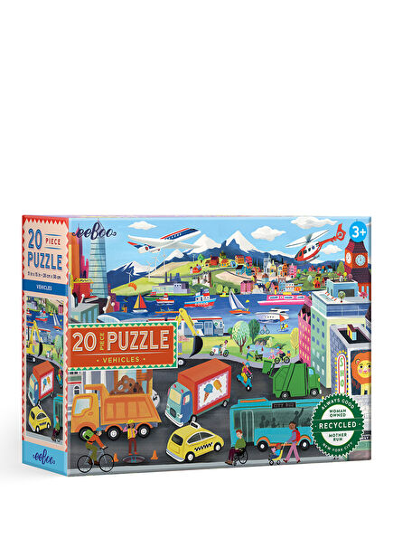 Vehicles 20 Piece Kids Puzzle