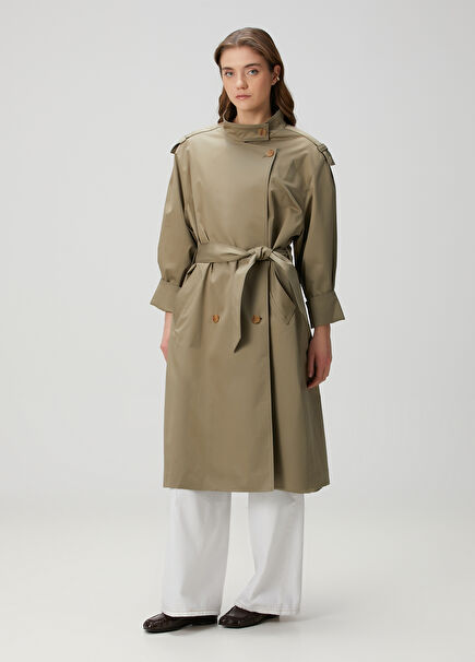 Aliocha Green Trench Coat