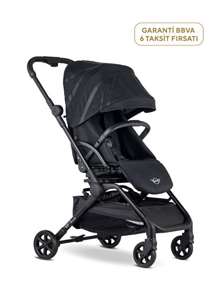 Buggy TURN² Oxford Black Otomatik Katlanan Bebek Arabası 