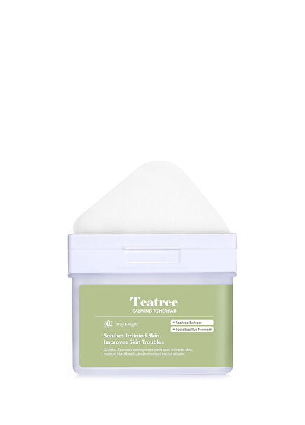 Teatree Calming Toner Pad 120’li Çay Ağacı Özlü Gözenek Sıkılaştırıcı ve Yatıştırıcı Tonik Ped 200 ml
