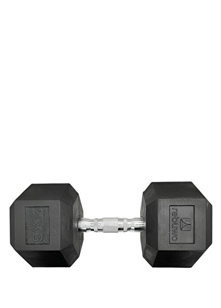 Hex Kauçuk Altıgen Dambıl 25 kg