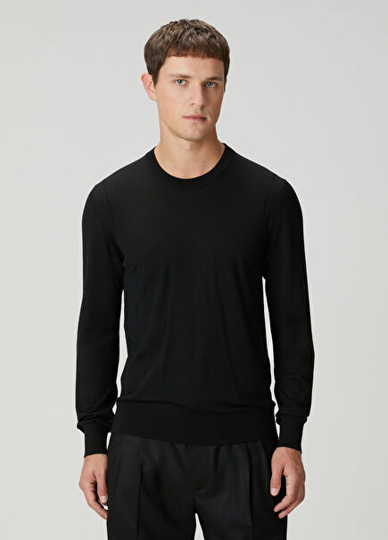Black Wool Sweater