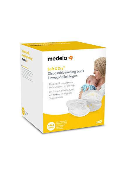 Safe Dry Disposable Nursing Pads 60-pack