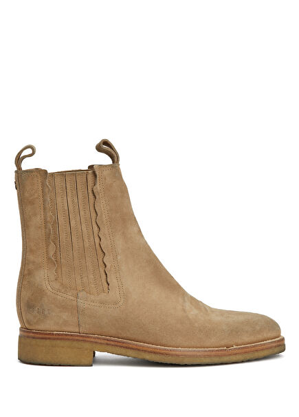 Mustard men's leather boots