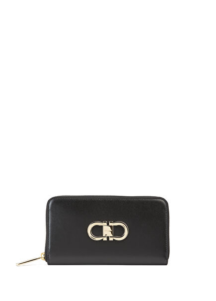 Black Women's Leather Wallet
