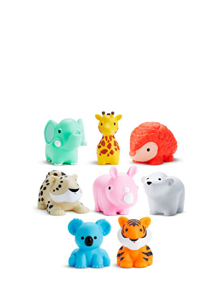 8'li Orman Hayvanları İle Banyo Fışkırtmaları