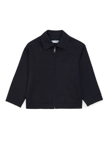 Navy Blue Boys' Wool Jacket