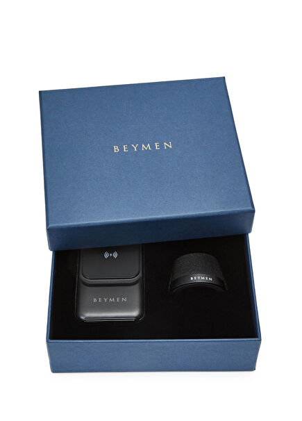 Siyah Powerbank & Capsule Hoparlör Seti