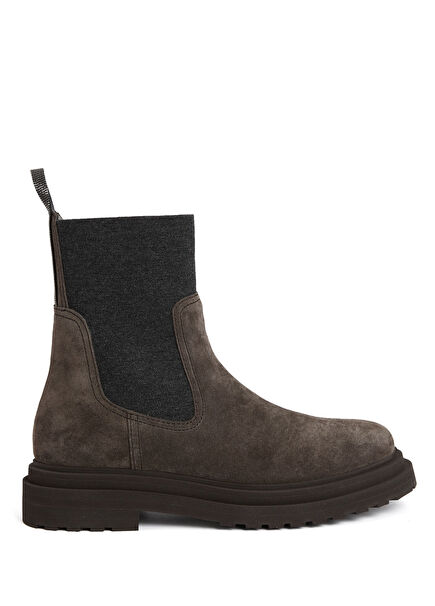Dark Brown Women's Suede Boots