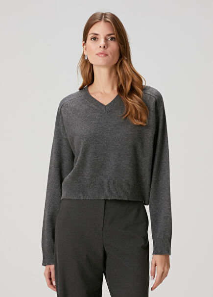 Anzor Anthracite Cashmere Sweater