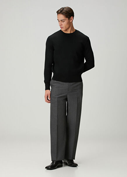Antrasit Yün Pantolon