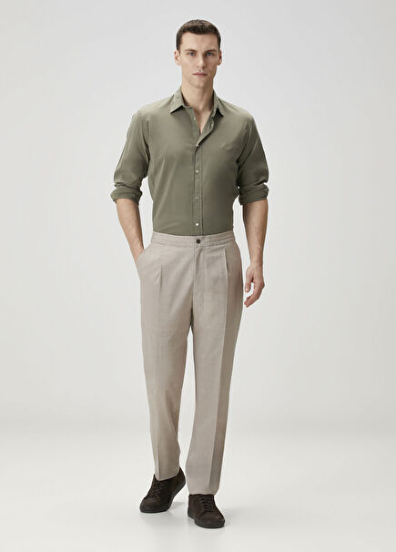 Taba Pilili Yün Pantolon