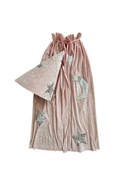 Pink Magic Cloak and Hat Girls' Costume