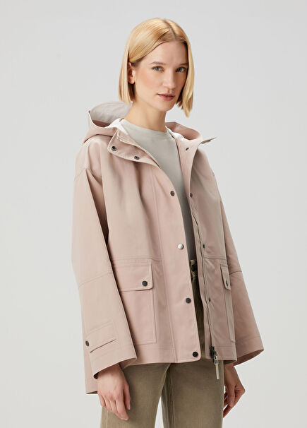 Pink Hooded Jacket