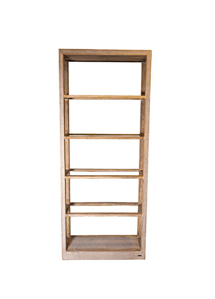 Horace Ahşap ve Hasır Kitaplık