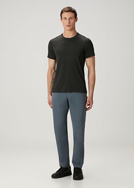 Classic Fit ABC Gri Pantolon