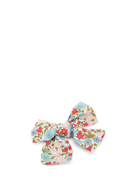 Colorblocked Patterned Girls Clasp