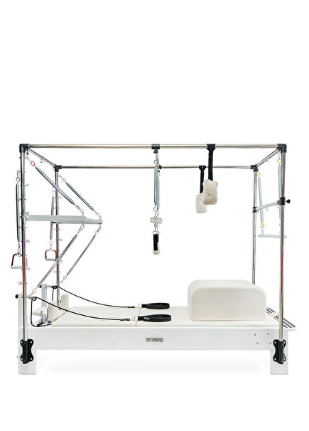 White Combo Cadillac Pilates Ekipman İstasyonu