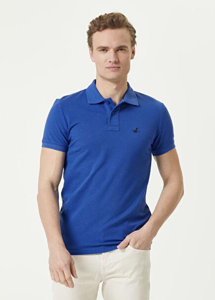 Slim Fit Saks Polo Yaka T-shirt