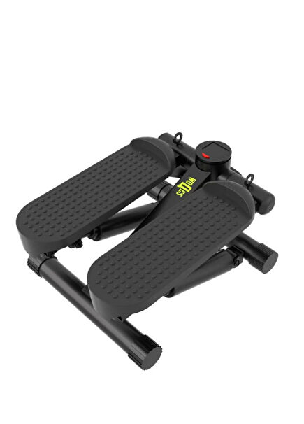 Kaymaz Pedallı Çift Amortisörlü LCD Dijital Göstergeli Direnç Lastikli Mini Stepper Egzersiz Aleti