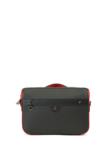 Black Men's Leather Bag