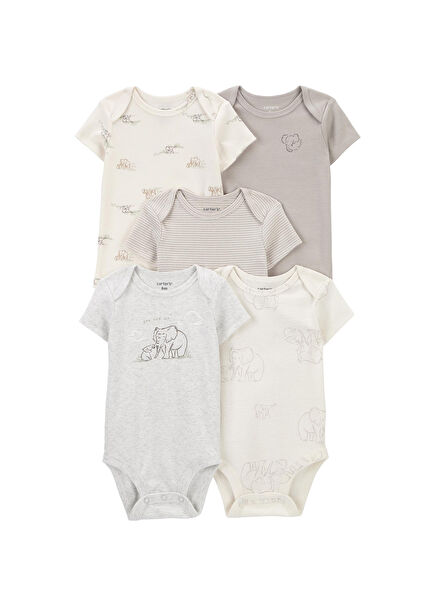 5-pack Unisex Baby Short Sleeve Body Set