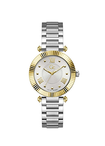 GCY59019L1M Metalik Gri Çelik Kadın Kol Saati