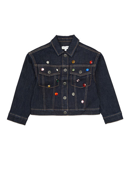 Mavi Kız Çocuk Denim Ceket