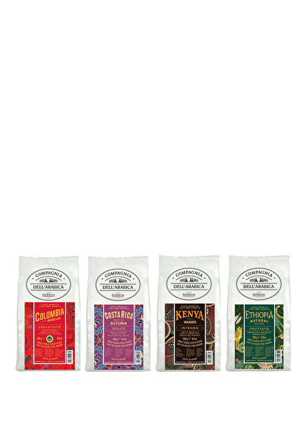 Arabica Bean Coffee Tasting Pack 4x250 gr