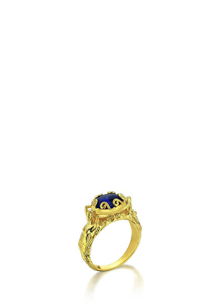 Magma 18K Gold Plated Silver Ring