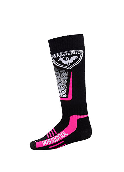 Fluo Pink Women's Ski Socks