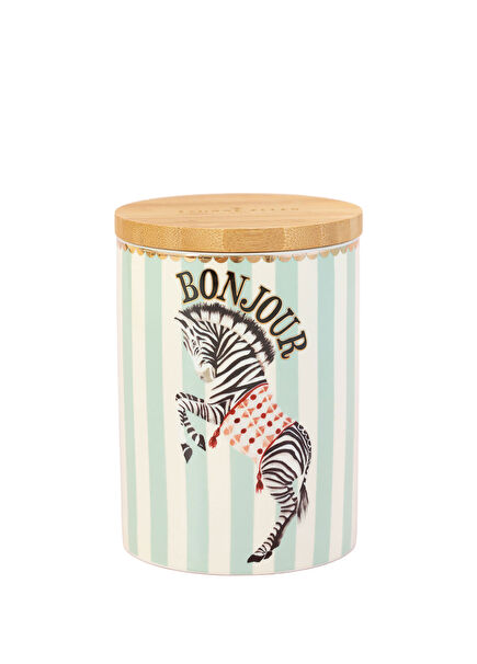 Animals Green Porcelain Storage Container