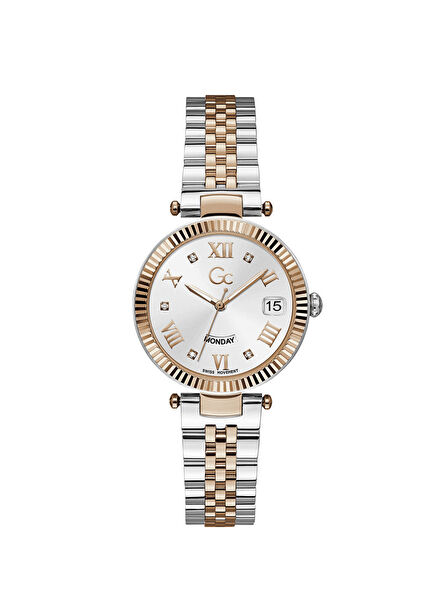 GCZ01003L1MF Rose Gold  Metalik Gri Çelik Kadın Kol Saati
