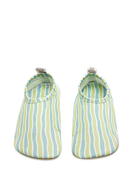 Lime Oasis Desenli Unisex Çocuk Deniz Ayakkabısı