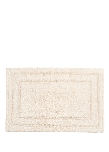 Solid Krem Rengi %100 Pamuk Çift Taraflı Banyo Paspası