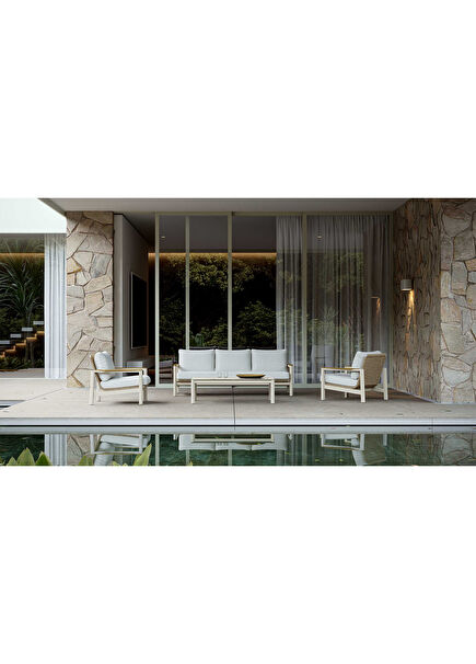 Easton Aluminum Beige Sitting Group