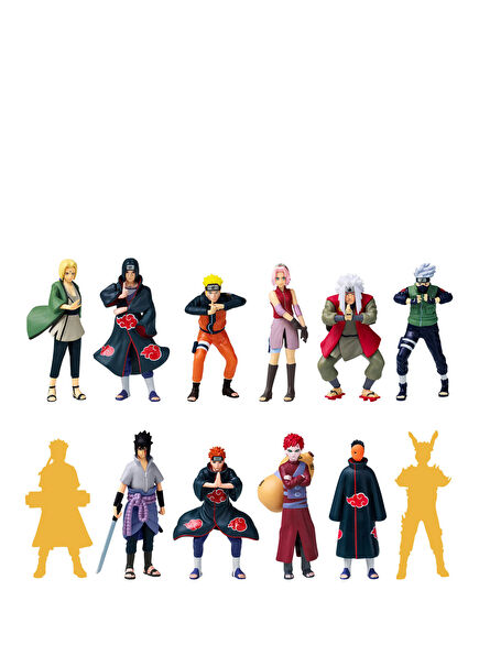 Model 2 12-Piece Collectible Character Figure Set