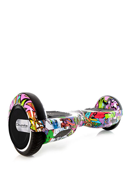 Hoverboard 6.5" Smart Balanced Leaf Pattern Electric Skateboard with Bluetooth Speaker