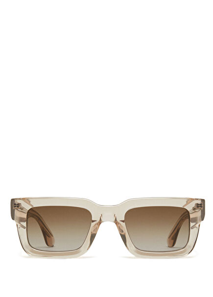 Sun Ekru Asetat Unisex Güneş Gözlüğü