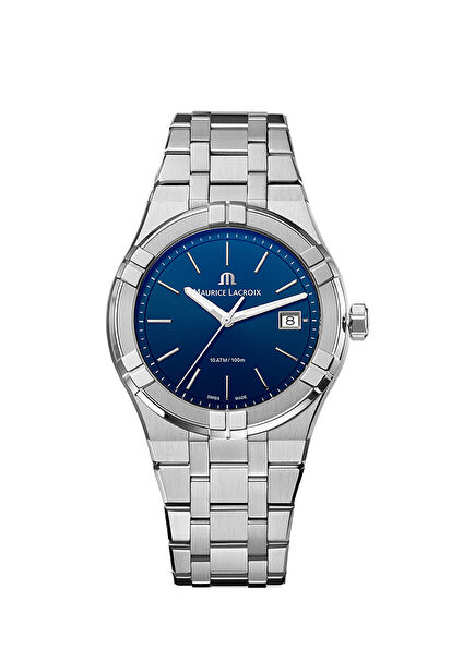 ML-AI1108SS002430-1 Metallic Gray Unisex Wristwatch