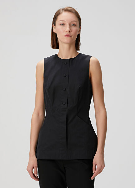Jenneiu Black Blouse
