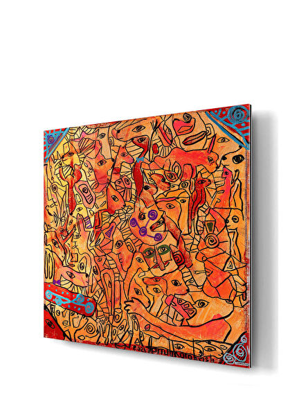 Family Matters By Ferruh Karakaşlı 120X120 Cm
