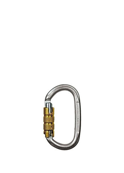 Steel C/f Tri-lock Oval Carabiner
