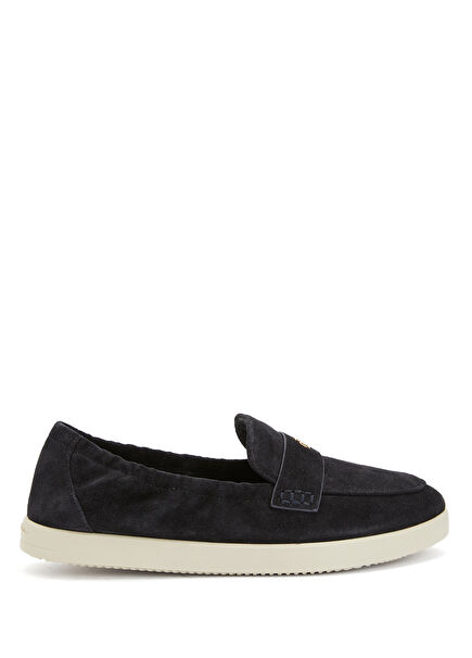 Ballet Sport Lacivert Kadın Süet Loafer