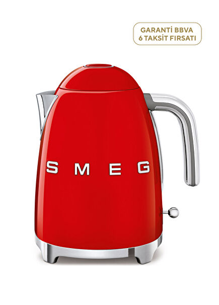 50's Style Retro Red Kettle 1,7 lt