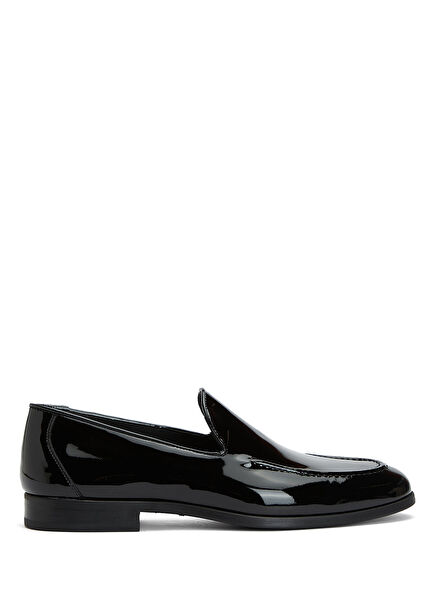 Black Leather Tuxedo Shoes