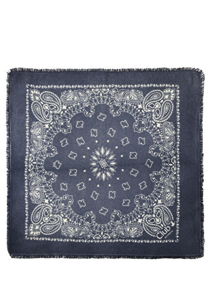 Navy Blue Women's Cashmere Shawl