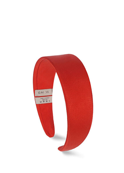 Gia Turuncu İpek Kumaş Kadın Taç